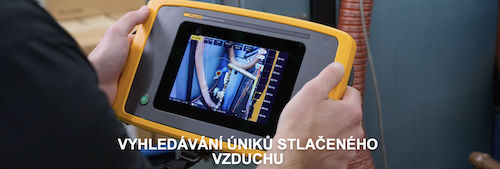 Vyhledávání úniků stlačeného vzduchu