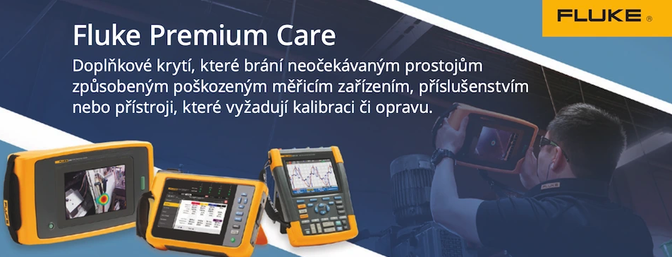 Snižte neplánované náklady s FLUKE PREMIUM CARE