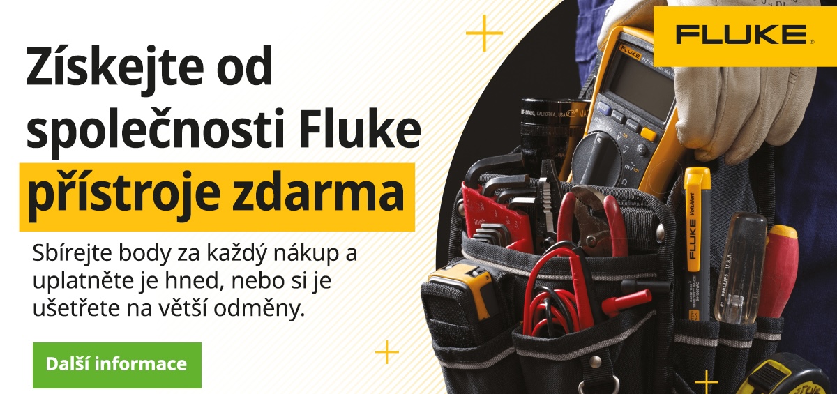 Získejte FlUKE přístroje ZDARMA