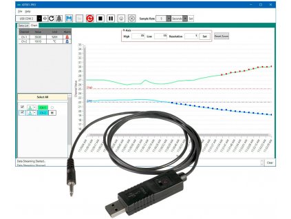 Extech 407001-PRO Software pro měřicí přístroje Extech, 407001-PRO, software, 1 ks