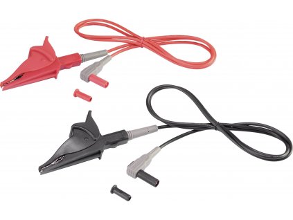 VOLTCRAFT MSL-507 měřicí kabel [zástrčka 4 mm - krokosvorky] 1.00 m, černá, červená, 1 ks