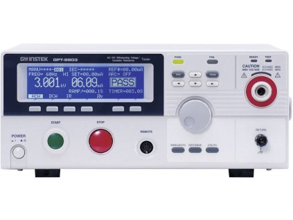 GW Instek GPT-9801 tester izolací, Surge tester 100 V, 250 V, 500 V, 1000 V, 9500 MΩ
