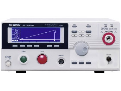 GW Instek GPT-9903A tester izolací, Surge tester 100 V, 250 V, 500 V, 1000 V, 50 GΩ