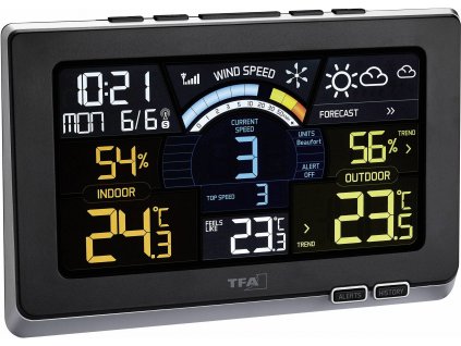 TFA Dostmann Spring Breeze 35.1140.01 digitální bezdrátová meteostanice Počet senzorů (max.) 3