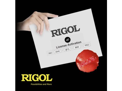 Rigol MSO5000-BW2T3 Možnost aktualizace softwaru MSO5000-BW2T3 , MSO5000-BW2T3, vstupní kód, 1 ks