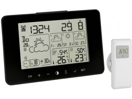 TFA Dostmann 35.1156.01 digitální bezdrátová meteostanice Předpověď pro 4 dny Počet senzorů (max.) 3 ks