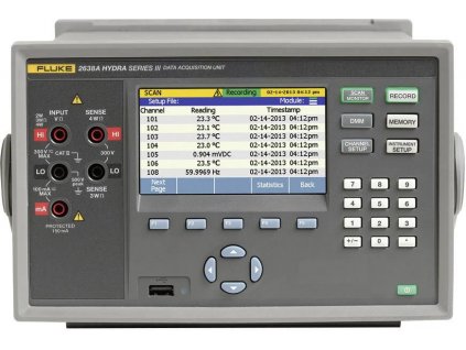 Fluke Calibration 4410407 2638A/60 240 multifunkční datalogger Měrné veličiny napětí, proud, teplota, odpor -270 do 2315 °C 0.1 do 300 V 0.1 do 100 mA