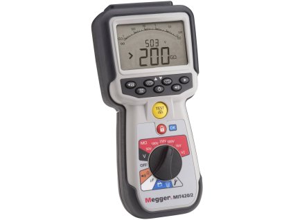 Megger MIT420/2 tester izolací 50 V, 100 V, 250 V, 500 V, 1000 V, 200 GΩ