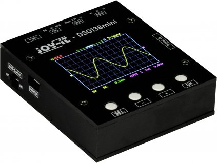 Joy-it digitální osciloskop 200 kHz, 1kanálový , 1 MSa/s, 1 kpts, 12 Bit, 1 ks, DSO-138-Mini