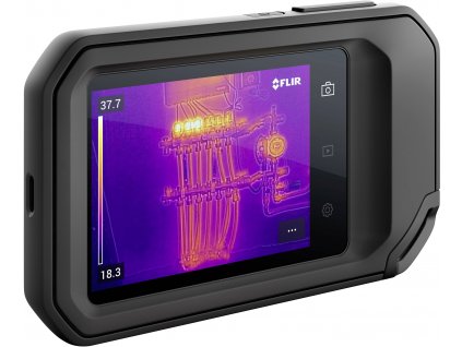 FLIR C5 (Wi-Fi) termokamera, -20 do +400 °C, 8.7 Hz, MSX®, zabudovaná LED žárovka , integrovaná digitální kamera, Wi-Fi, 89401-0202