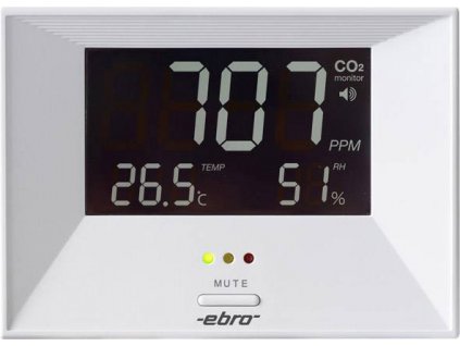 ebro RM 100 měřič oxidu uhličitého (CO2) 0 - 3000 ppm s funkcí měření teploty