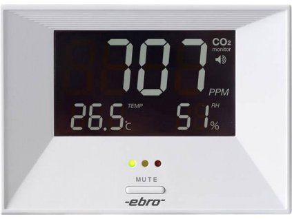 ebro RM 100 měřič oxidu uhličitého (CO2), 0 - 3000 ppm, s funkcí měření teploty
