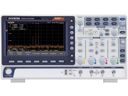 GW Instek MDO-2104EX digitální osciloskop 100 MHz 1 GSa/s 10 Mpts 8 Bit s pamětí (DSO), spektrální analyzátor, funkce multimetru