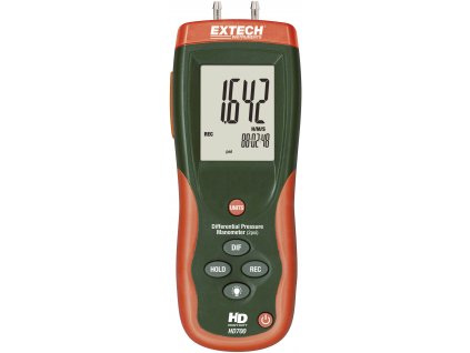 Extech HD700 měřič vysokého/nízkého tlaku v systémech, měří tlak vzduchu, 0 - 0.1378 bar
