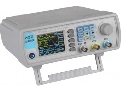 Joy-it JDS6600 Arbitrární generátor funkcí 0 Hz - 60 MHz 2kanálový sinusový, trojúhelník, obdélníkový, pulz, šum, Lorenzova křivka