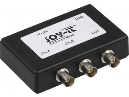 Joy-it JT-ScopeMega50 USB osciloskop 15 MHz 2kanálový, 16kanálový 8 Bit s pamětí (DSO), mixovaný signál (MSO), logický analyzátor, generátor funkcí 1 ks
