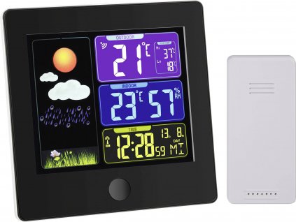 TFA Dostmann SUN 35.1133.01 digitální bezdrátová meteostanice Předpověď pro 12 až 24 hodin Počet senzorů (max.) 1