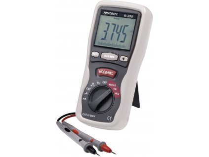 VOLTCRAFT R-200 tester komponentů, CAT III 600 V, displej (counts) 4000, R-200