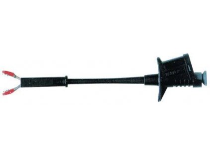 HT Instruments 6007-IECR banánkový konektor banánková zdířka , zásuvka 4 mm, konektor 4 mm, krokosvorka CAT III 1000 V červená 1 ks