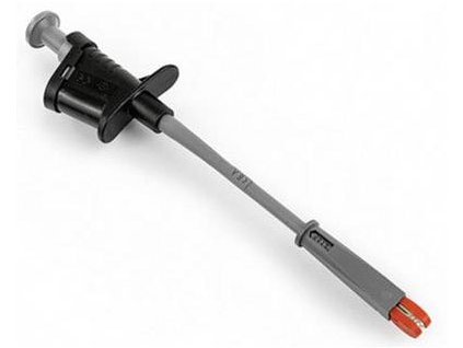 HT Instruments 6007-IECN banánkový konektor banánková zdířka , zásuvka 4 mm, konektor 4 mm, krokosvorka CAT III 1000 V černá 1 ks