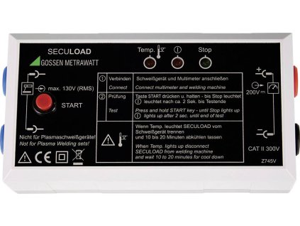 Gossen Metrawatt SECULOAD-N Testovací adaptér Secuload N pro svářečky, Z745R, testovací adaptér, 1 ks