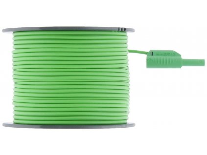 Metrel A 1163 bezpečnostní měřicí kabely banánková zástrčka 4 mm banánková zástrčka 4 mm 50 m zelená 1 ks