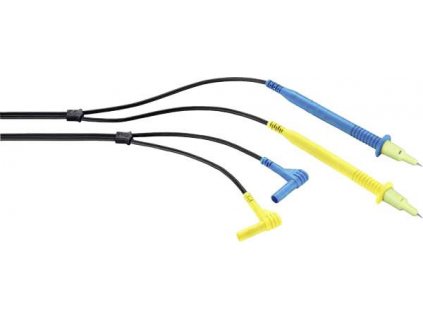Gossen Metrawatt KS21-T sada bezpečnostních měřicích kabelů zkušební hroty zástrčka 4 mm 2.00 m modrá, žlutá, černá 1 ks