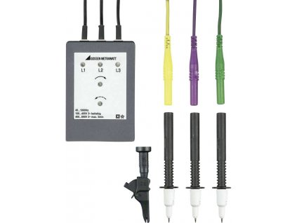 Gossen Metrawatt PhaseCop 2 měřič sledu fází, CAT III 600 V, LED