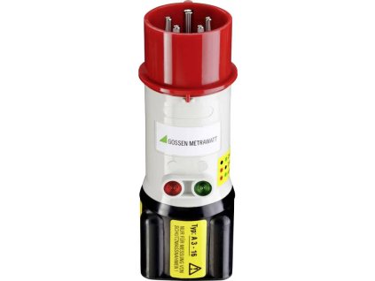 Gossen Metrawatt A3-16 měřicí adaptér, CEE zástrčka 16 A 5pólová - zásuvka 4 mm, vícebarevná