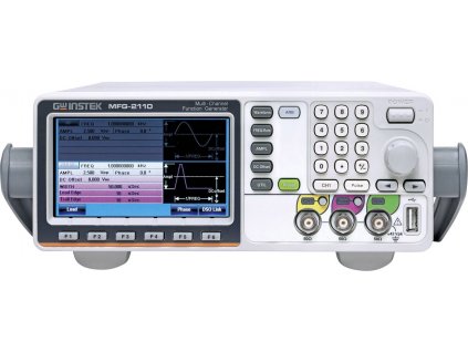 GW Instek MFG-2110 Arbitrární generátor funkcí 1 µHz - 10 MHz 1kanálový arbitrární, sinusový, obdélníkový, trojúhelník, pulz