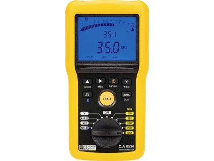 Chauvin Arnoux C.A 6534 tester izolací 10 V, 25 V, 100 V, 250 V, 500 V, 50 GΩ