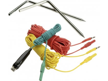 Megger 1001-810 Sada pro měření uzemnění (kabely 3 m, 5 m, 15 m, 2 zemnící hroty), 1001-810, sada bodců, 1 ks