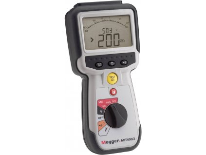 Megger MIT400/2 tester izolací 250 V, 500 V, 1000 V, 200 GΩ