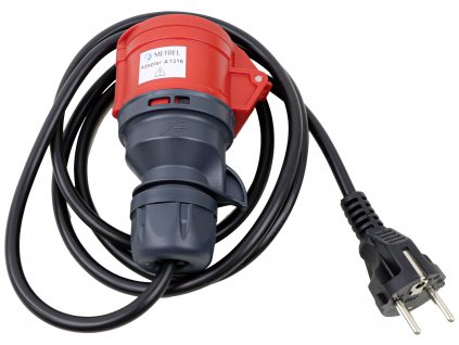 Testboy Drei-Phasen-Adapter 16 A – reiner Adapter (für TV 465) Třífázový adaptér 16 a - adaptér (pro TV 465), 96711000, adaptér, 1 ks