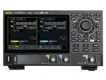 Rigol DG902 Pro Arbitrární generátor funkcí 1 µHz - 70 MHz 2kanálový sinusový, obdélníkový, rampa, pulz, arbitrární, šum