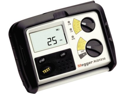 Megger RCDT330-DE-SC instalační tester, Norma VDE 0100, 0105, RCDT330-DE-SC, EN a DE menu