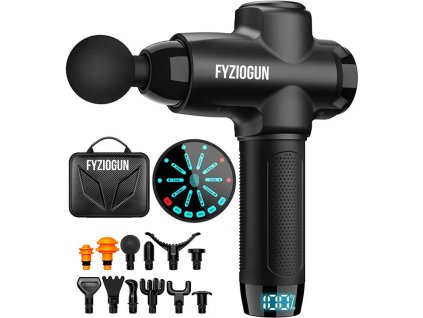 FyzioGun Pro X10 masszázspisztoly - 2500 mAh