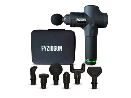 Masážna pištoľ Strong VI - FyzioGun - čierna