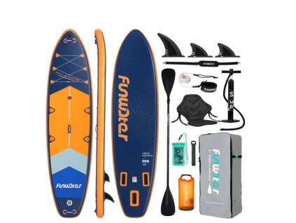 9385 felfujhato evezos deszka funwater bluelake 350 90 15 cm