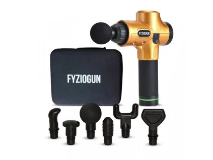 Pistol de masaj Strong VI - FyzioGun - auriu
