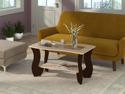 Konferenční stolek RUBIN MDF (Barva kašmír)