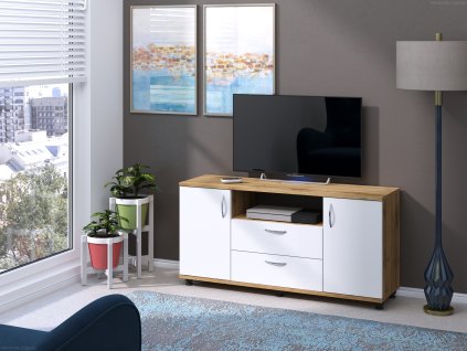 Televizní stolek BORNEO (Barva kašmír)