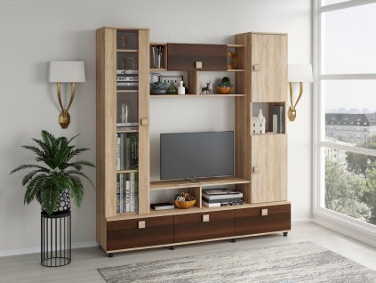 Obývací stěna VERONA (Barva kašmír)