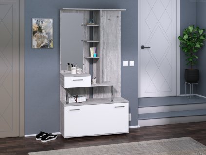 Předsíňová stěna MODERN (Barva kašmír)