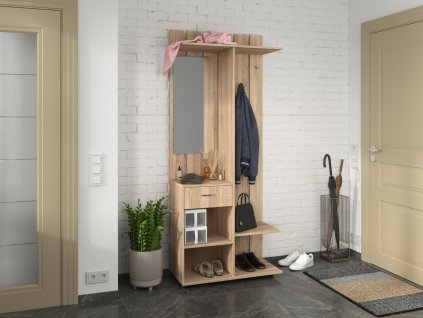 Předsíňová stěna GALEON (Barva kašmír)