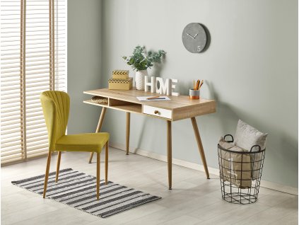 Psací stůl VM34 bílý / dub sonoma