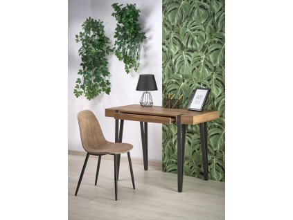 Psací stůl VM39 ořech medový / černý