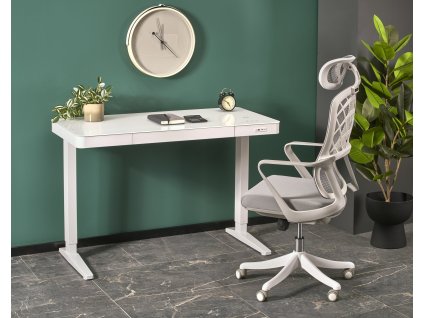 Psací stůl polohovací VM52 bílý