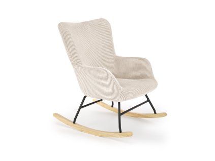 Houpací křeslo NIALL krémové