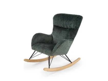 Houpací křeslo DANIEL zelené